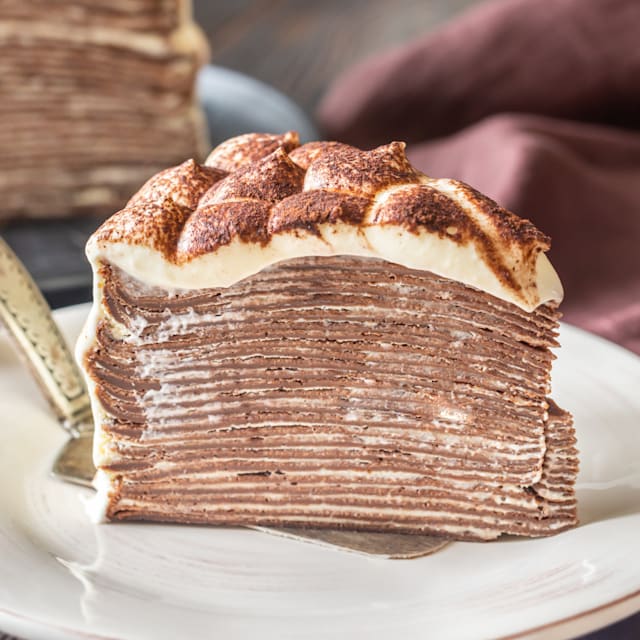 Tiramisu Crepe Cake