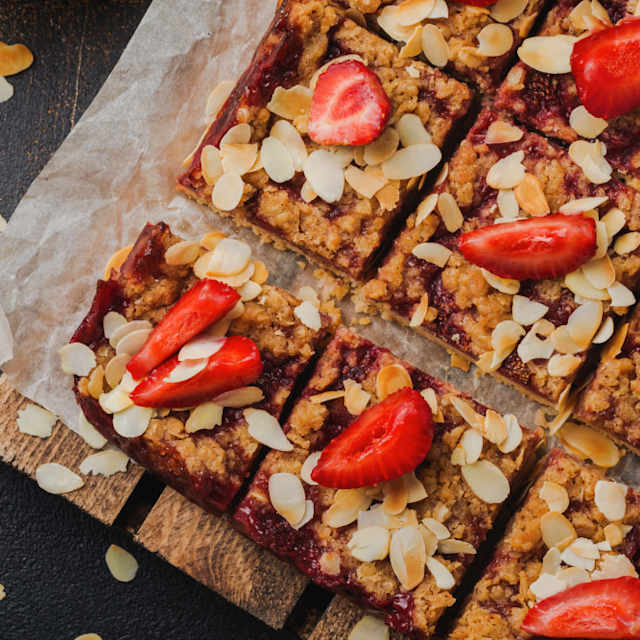 Rustic Oat Crumble Bars