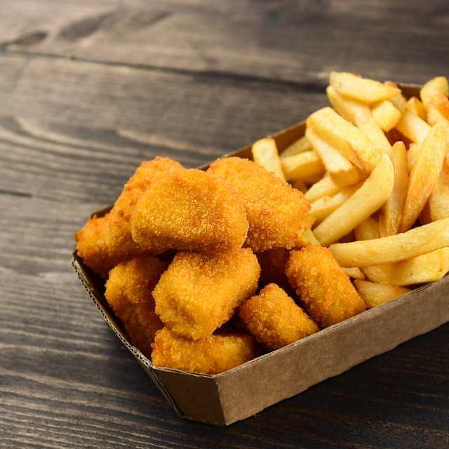 Chicken Nuggets and Fries 