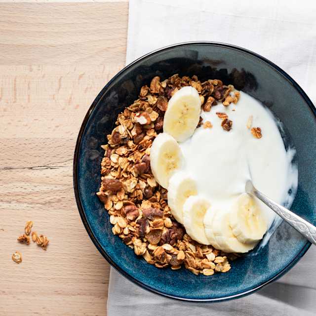 Yogurt or oatmeal 