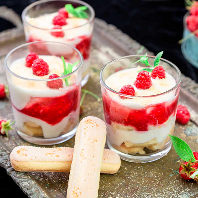 Raspberry Tiramisu 