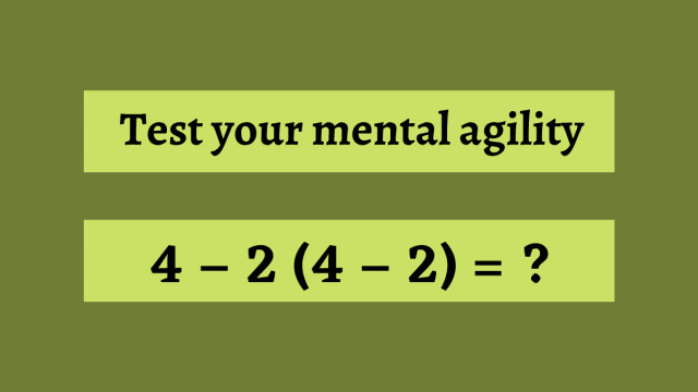 Have you ever measured your mental agility?