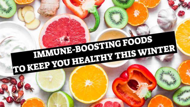 Watch the video to learn the strongest foods that help fight off any nasty winter viruses