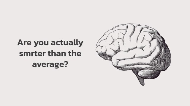 This mixed knowledge quiz was specifically designed for people whose perception is well above the average. 