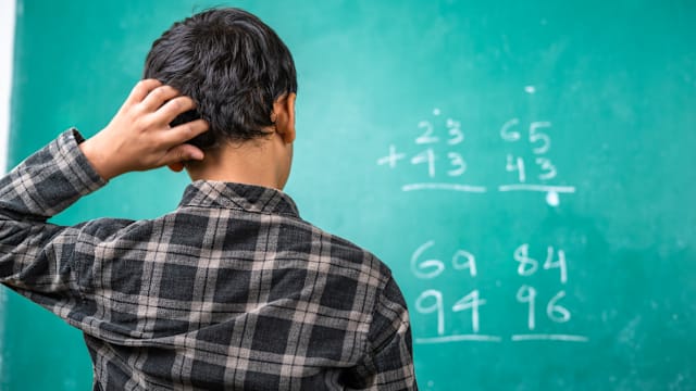 Not many people can score high on this math test, can you? 