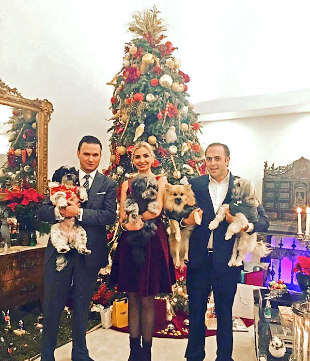 2016. Este año fue muy especial para ella, ya que fue su primera Navidad como esposa de Jerónimo De Yturbe; al festejo asistieron sus suegros, Magdalena Sordo Madaleno y José De Yturbe, y su hermano, Carlos.