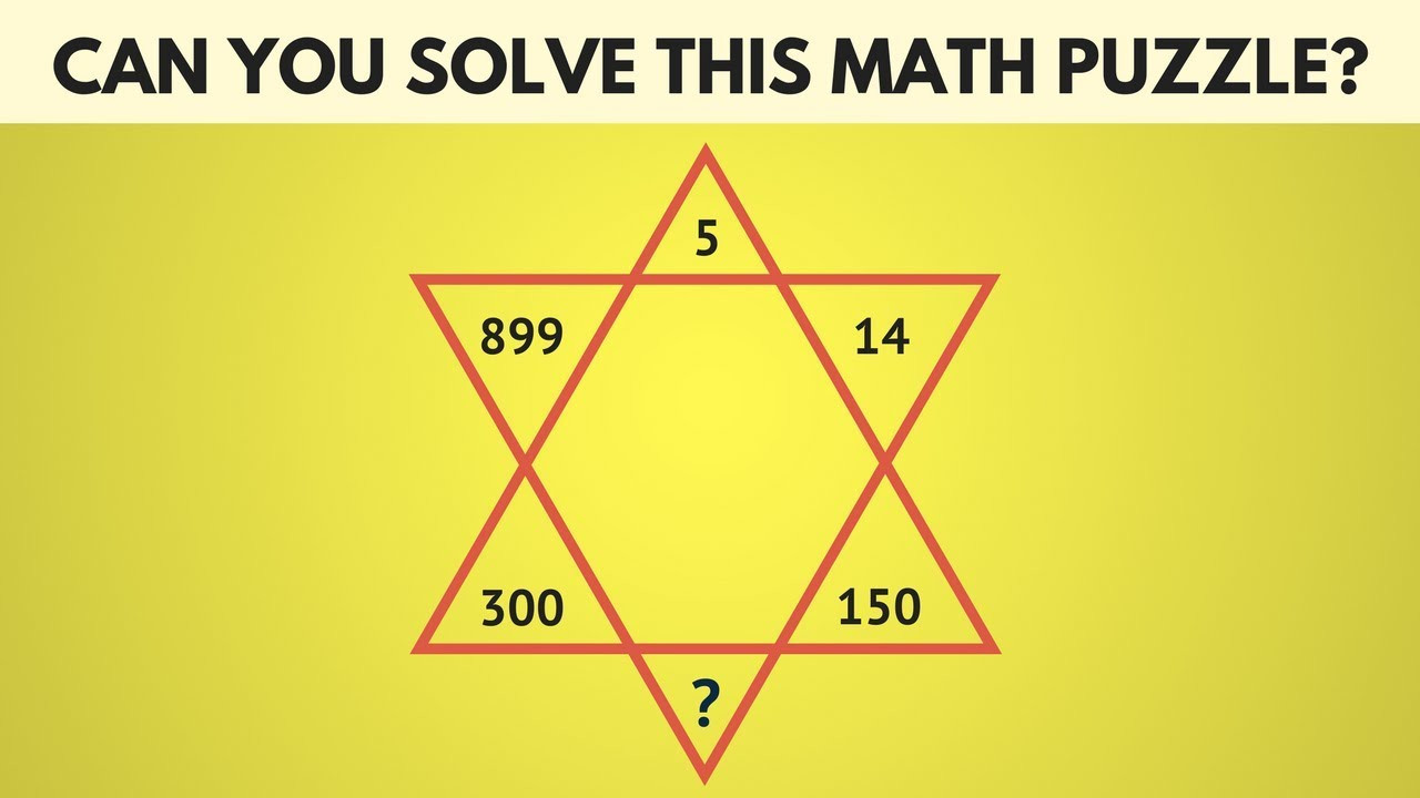 Can You Solve These Incredible Difficult Math Puzzles 