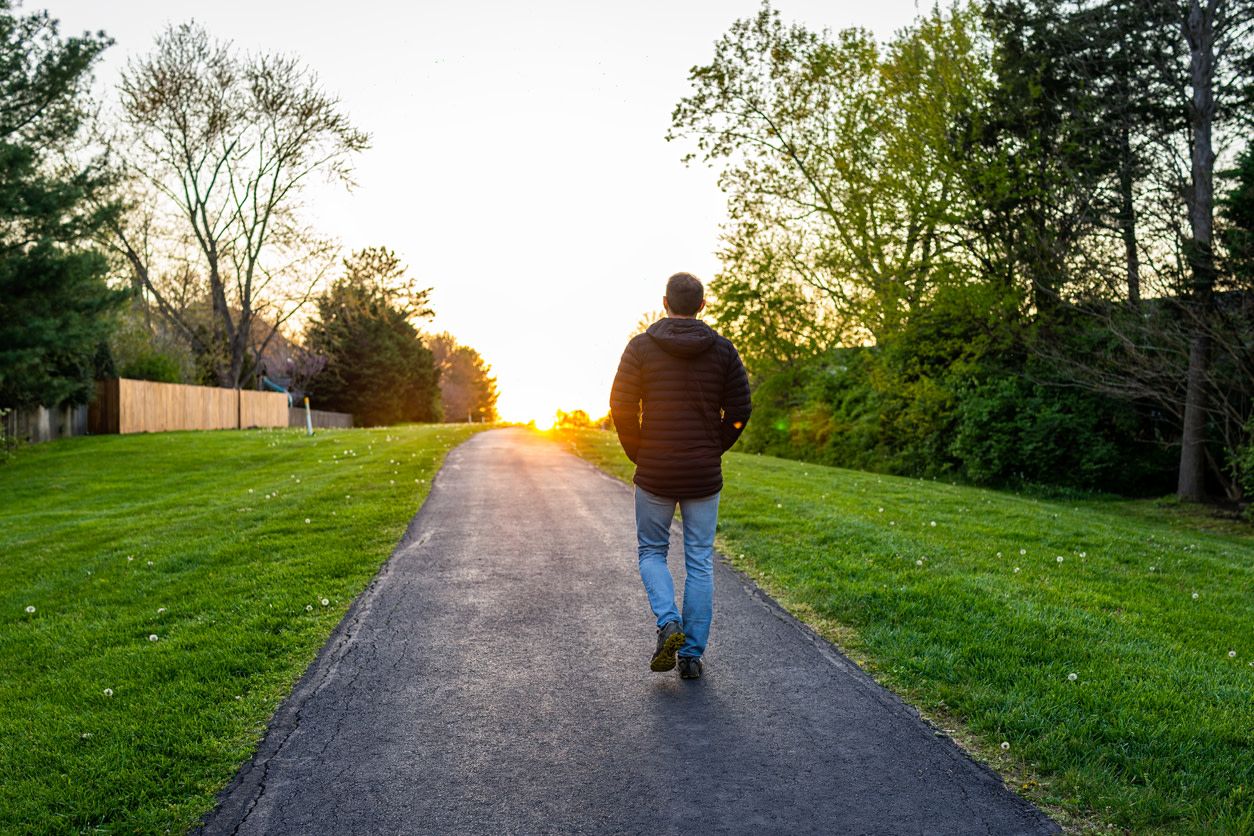 Walking man.